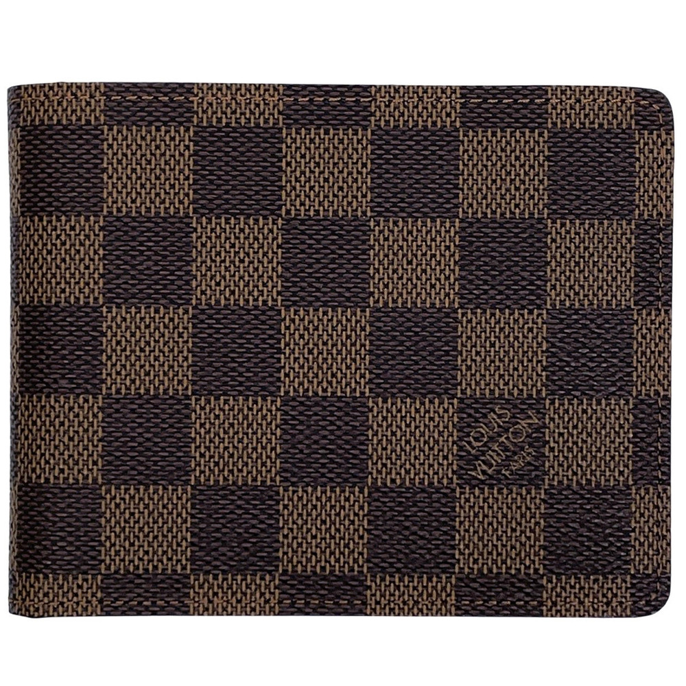 Louis Vuitton Portefeuille Florin Billfold Coin Bi fold Wallet Damier Brown